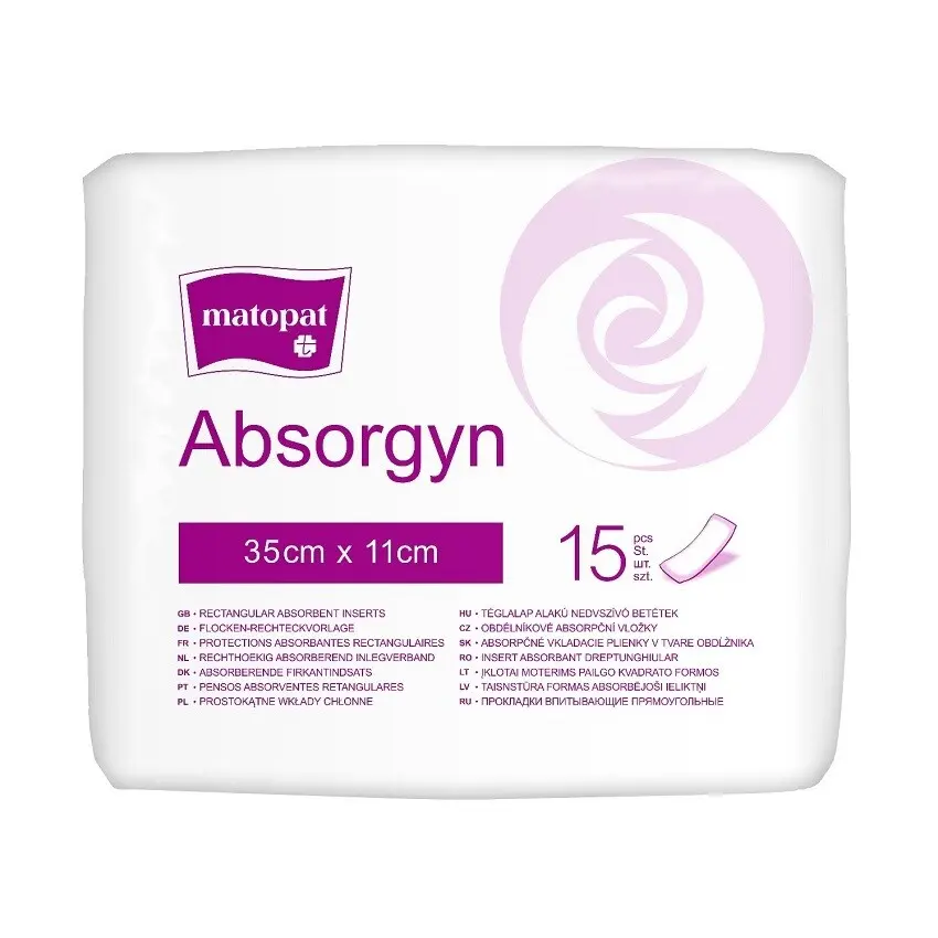 13399-absorgyn porodnicke vlozky 35x11cm 15ks 13399-absorgyn porodnicke vlozky 35x11cm 15ks